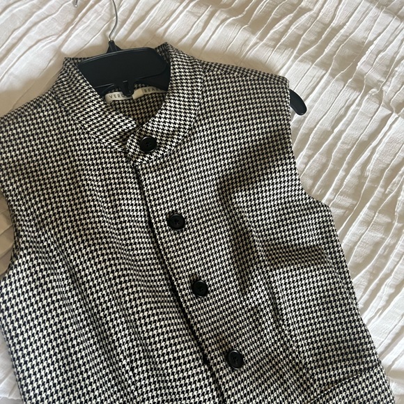 Veronica Beard sleeveless houndstooth dress 4 - Picture 6 of 8
